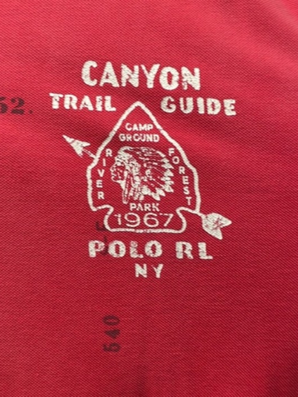 Vintage Hard To Find Size Indian Head Polo. Vintage Ralph Lauren - Picture 5 of 6